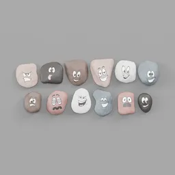 Painted River Rock Collection