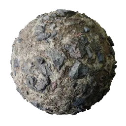 Grass Rocks Dirt PBR Scan