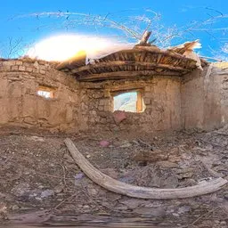 Abandoned Ruins Sunlit Heritage HDRI