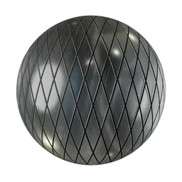 Fully procedural leaded window glass