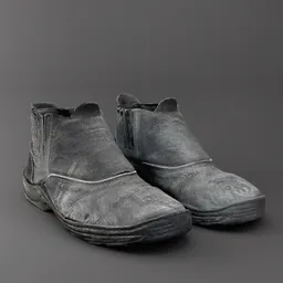 Old used boots [scan]