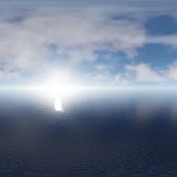 Ocean Sun Reflection