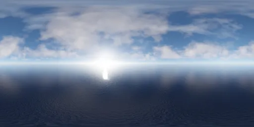 Ocean Sun Reflection
