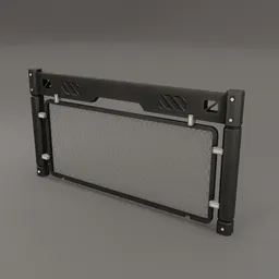 Sci-Fi Industrial Railing