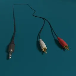 3.5mm Stereo Plug - Dual RCA Jack