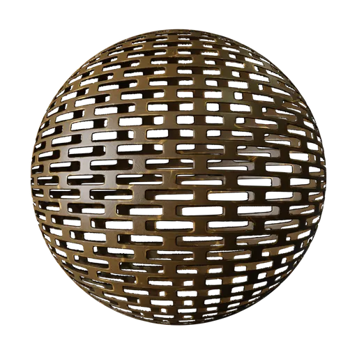 Bronze Perforated Metal Grate