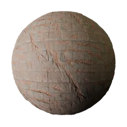 Detailed PBR concrete pavement material with realistic mud erosion for Blender 3D texturing.