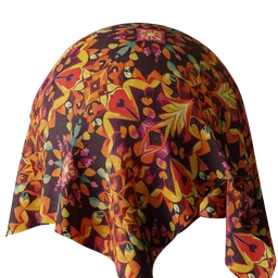 Vibrant Bohemian Pattern Fabric