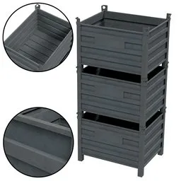 Stacked Storage Bins