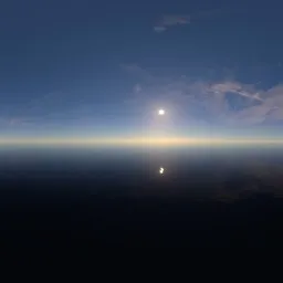 Sea, water, sun, clouds