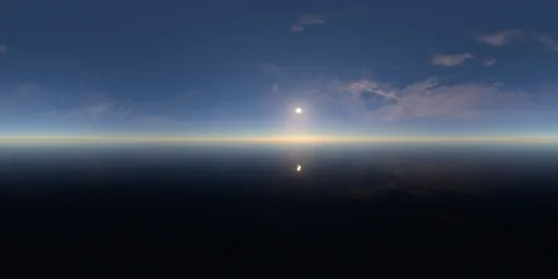 Sea, water, sun, clouds