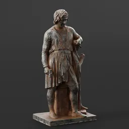 Iron Bertel with the goddess of hope