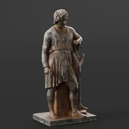 Iron Bertel with the goddess of hope