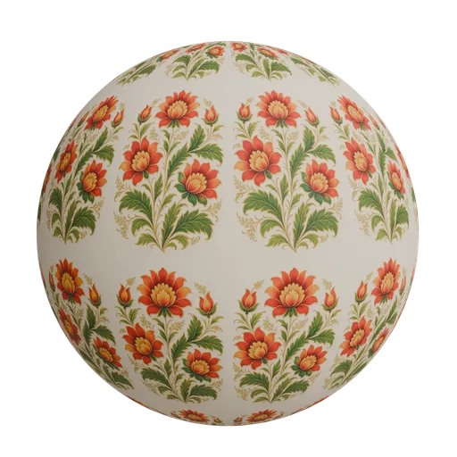 Russian floral folk art