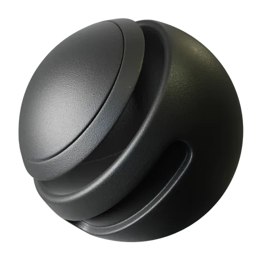 Black Matte Plastic