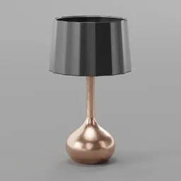 Brass Base Table Lamp
