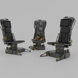 Sci-Fi Pilot Seat