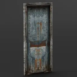 Old shad door