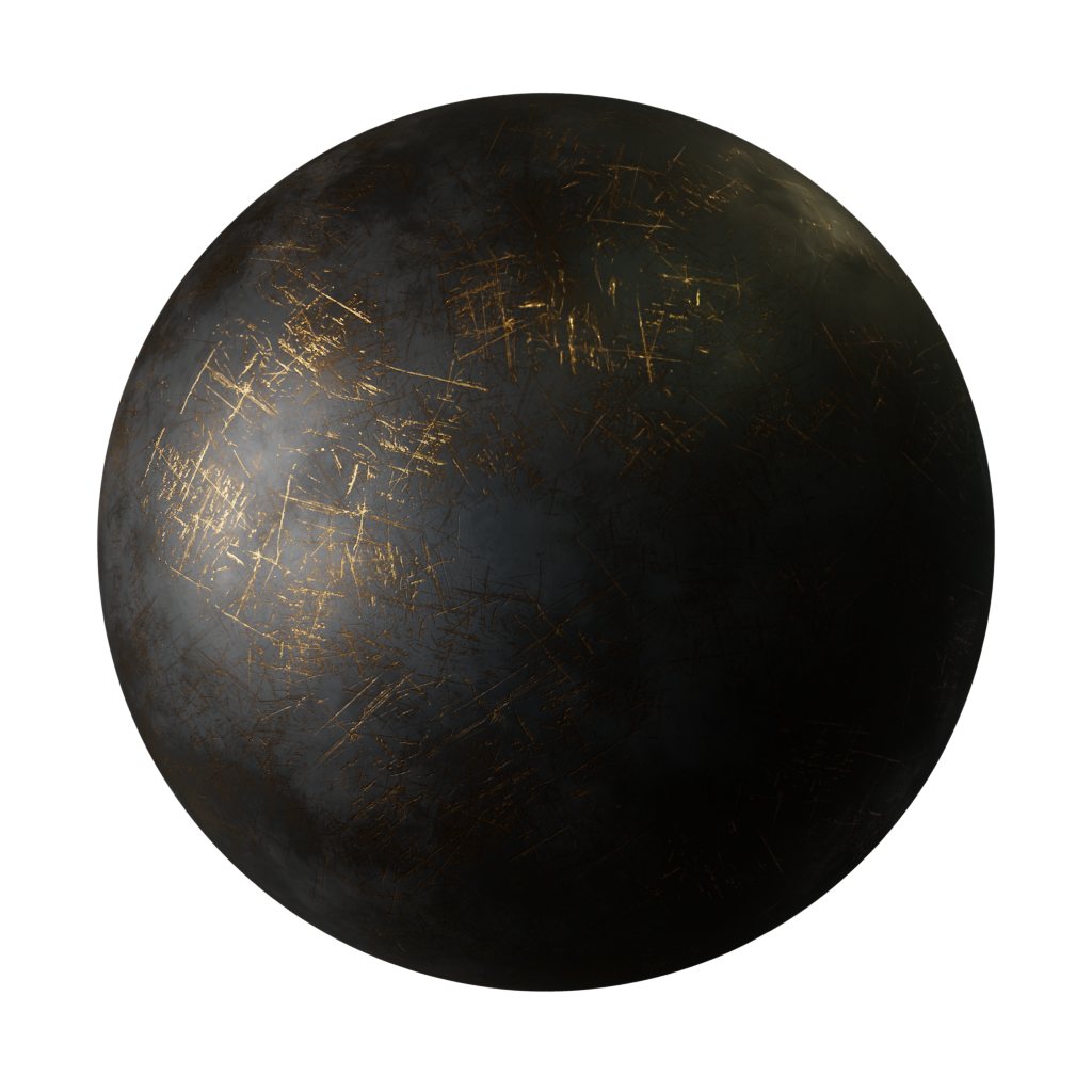 BlenderKit | Download the FREE Scratched painted metal material