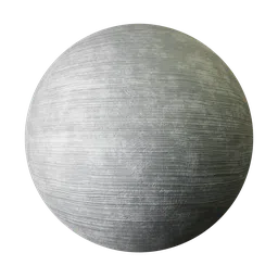 High-resolution PBR Rough Brushed Concrete texture for realistic 3D rendering in Blender and other software.
