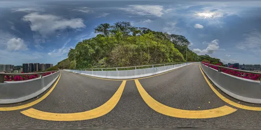 Beautiful road during the day