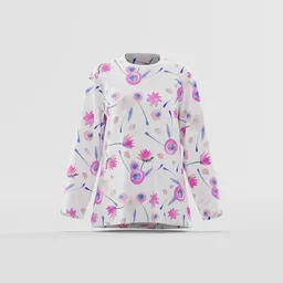 Pink and Purple Abstract Watercolor