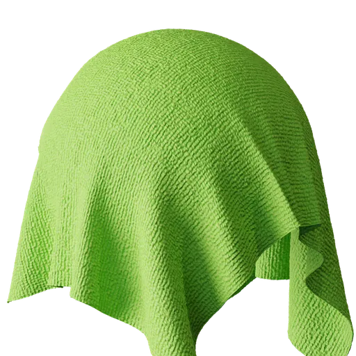 Lime Green Terrycloth