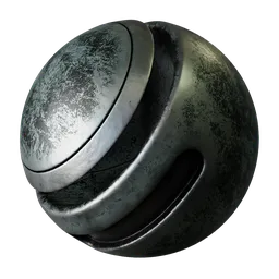 Metal Scratched Black