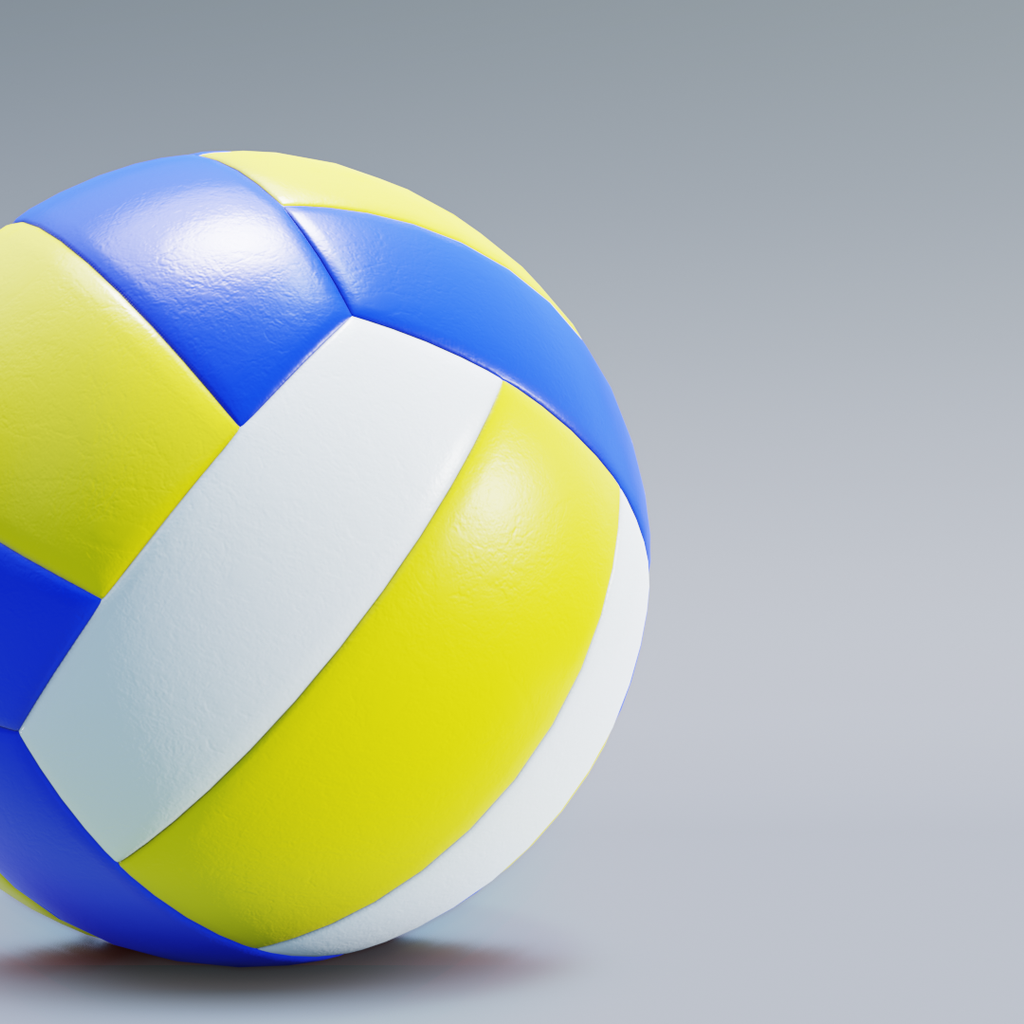 BlenderKit | Download The Volleyball Type B (New) Model