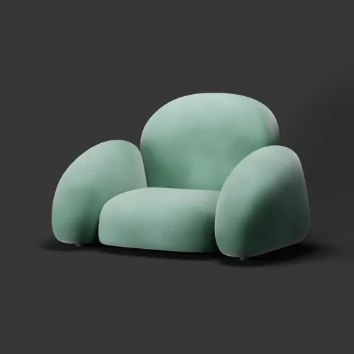 Mint Bubble Lounge Chair