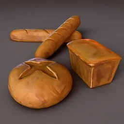 Stylized White Bread