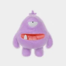 Cute furry monster