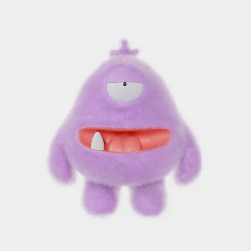 Cute furry monster