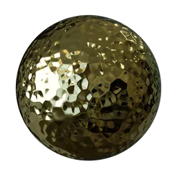 Pebbled Brass Finish