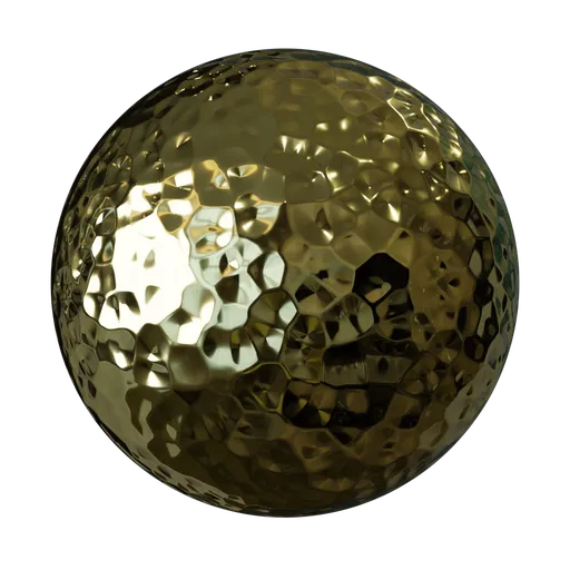 Pebbled Brass Finish