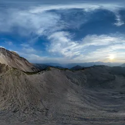 Dramatic Sunset Sky Landscape