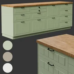 IKEA STENSUND 60 cm Cabinets Set - Drawers