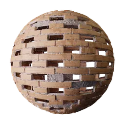 Broken Brick Wall PBR