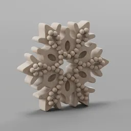 Wooden Snowflake