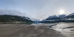 Mountain Valley Lake Landscape