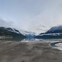 Mountain Valley Lake Landscape