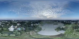 Rural and Urban HDR Panoramic Landscape