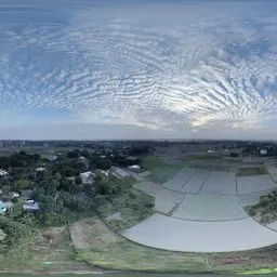 Rural and Urban HDR Panoramic Landscape