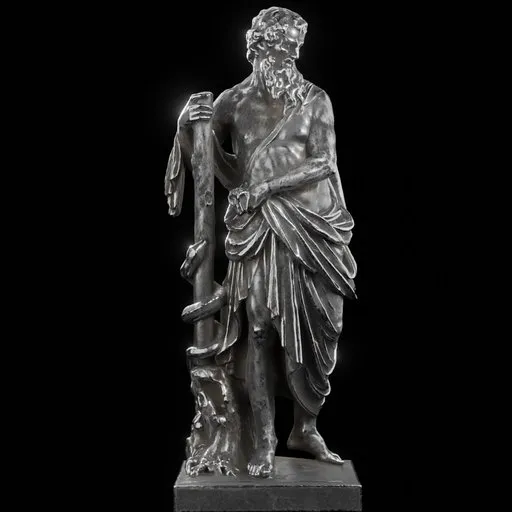 statue of Steel Asslepius