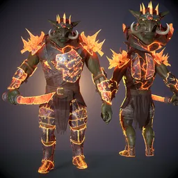 Magma Troll Warrior