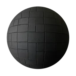 Dark stone tile