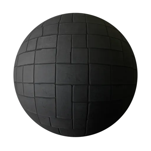 Dark stone tile