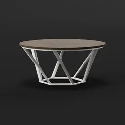 Round Modern Coffeetable