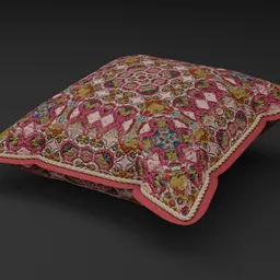 The Needle Lace Handcraft Pillow