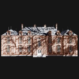 Chateau Le Corvier - 3D Model of a French Mansion/House
